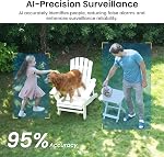AOSU 2K Solar Security Cameras Wireless Outdoor, 166° WiFi Camera Surveillance Exterieur for Home Security System, Color Night Vision, 2-Way Talk, 60 Days aosuBase Storage, No Subscription Required