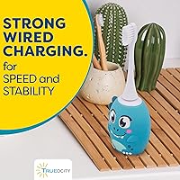 Vista 8 de Trueocity Cepillo de Dientes Eléctrico Automático en Forma de U para Niños, Cepillo de Dientes Automático Recargable para Niños Pequeños Cabezal
