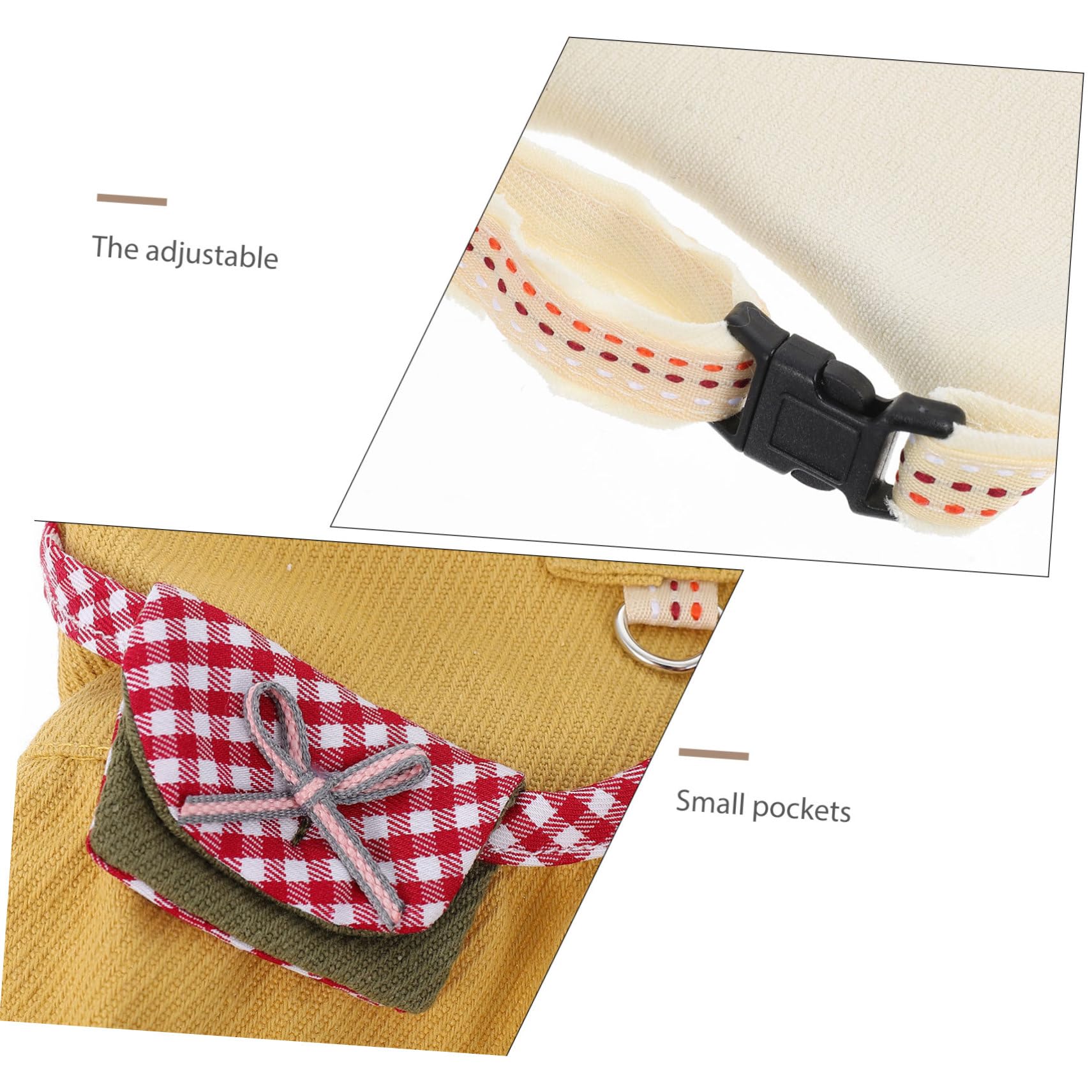 Parliky Pet Rabbit Harness with Adjustable Leash Charming Outdoor Vest for Small Animals Breathable Pressure Distribution Easy to Clean and