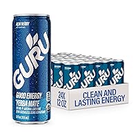 Vista 25 de GURU Tropical Punch - Bebidas energéticas orgánicas, bebida energética limpia con cafeína natural a base de plantas de té verde + enfoque con L