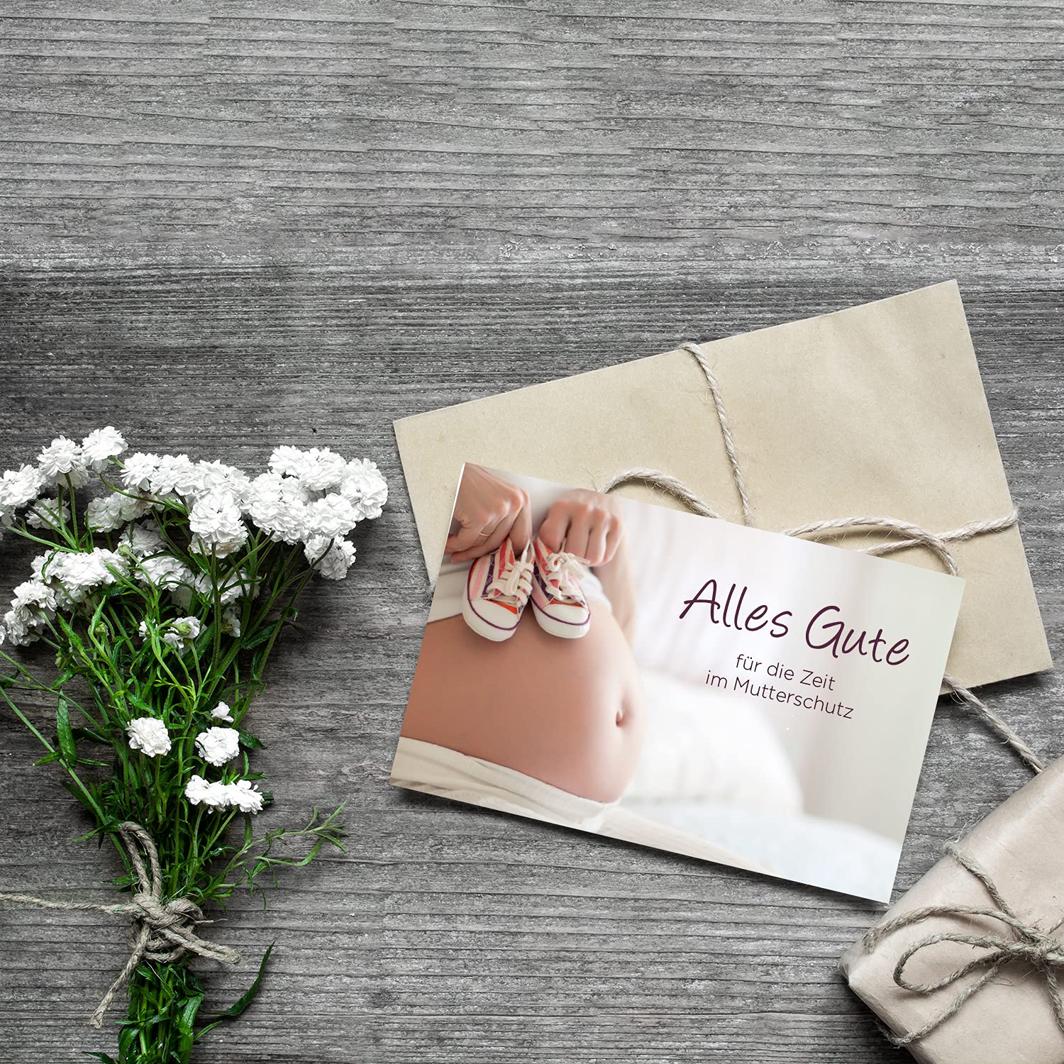 Biglietto di auguri per la futura mamma – Biglietto di congratulazioni per gravidanza per lei – Biglietto di