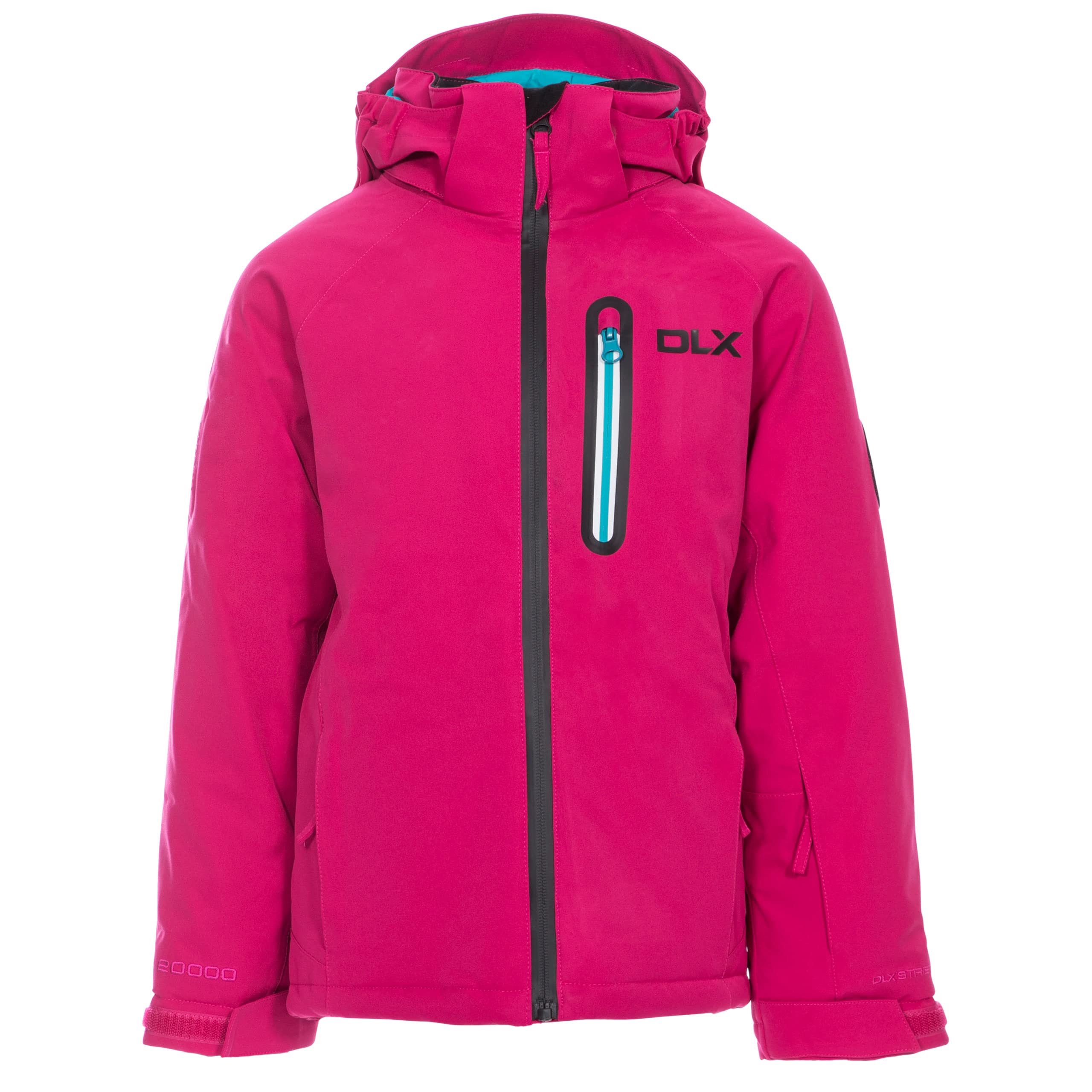 Chaqueta de esquí infantil LUWIN DLX talla 9-10 años en color cassis