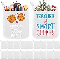 Vista 8 de Hoolerry 20 Piezas Agarraderas para Ollas con Bolsillo Sublimación 7x9'' Algodón Agarraderas para Ollas de Horno a Granel con Lazos Colgantes Rojo