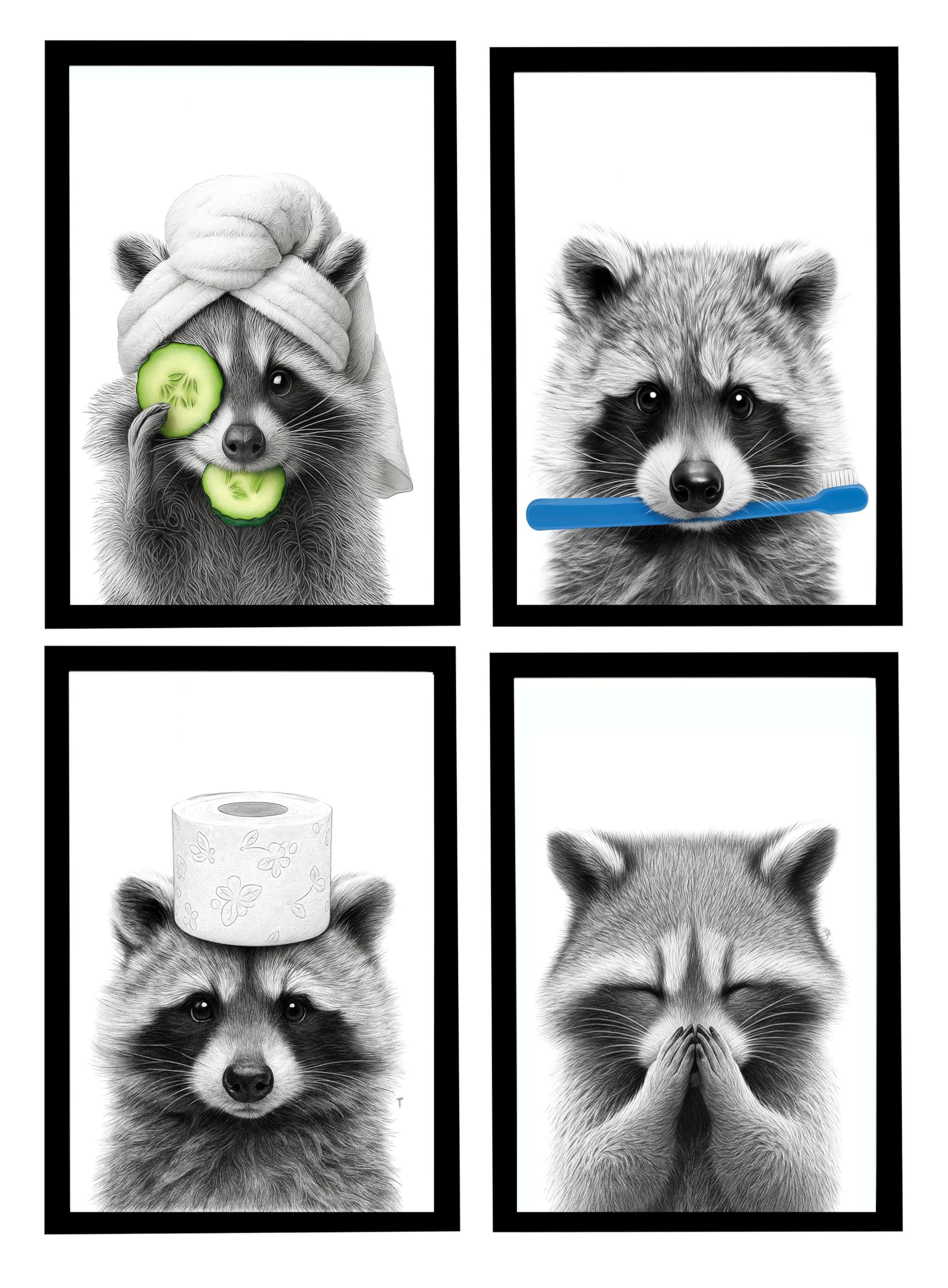 Funny Bathroom Wall Art | Quirky Toilet Signs -10