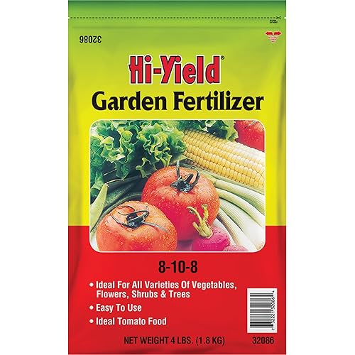 Hi-Yield (32086) Garden Fertilizer 8-10-8 (4 lbs.)