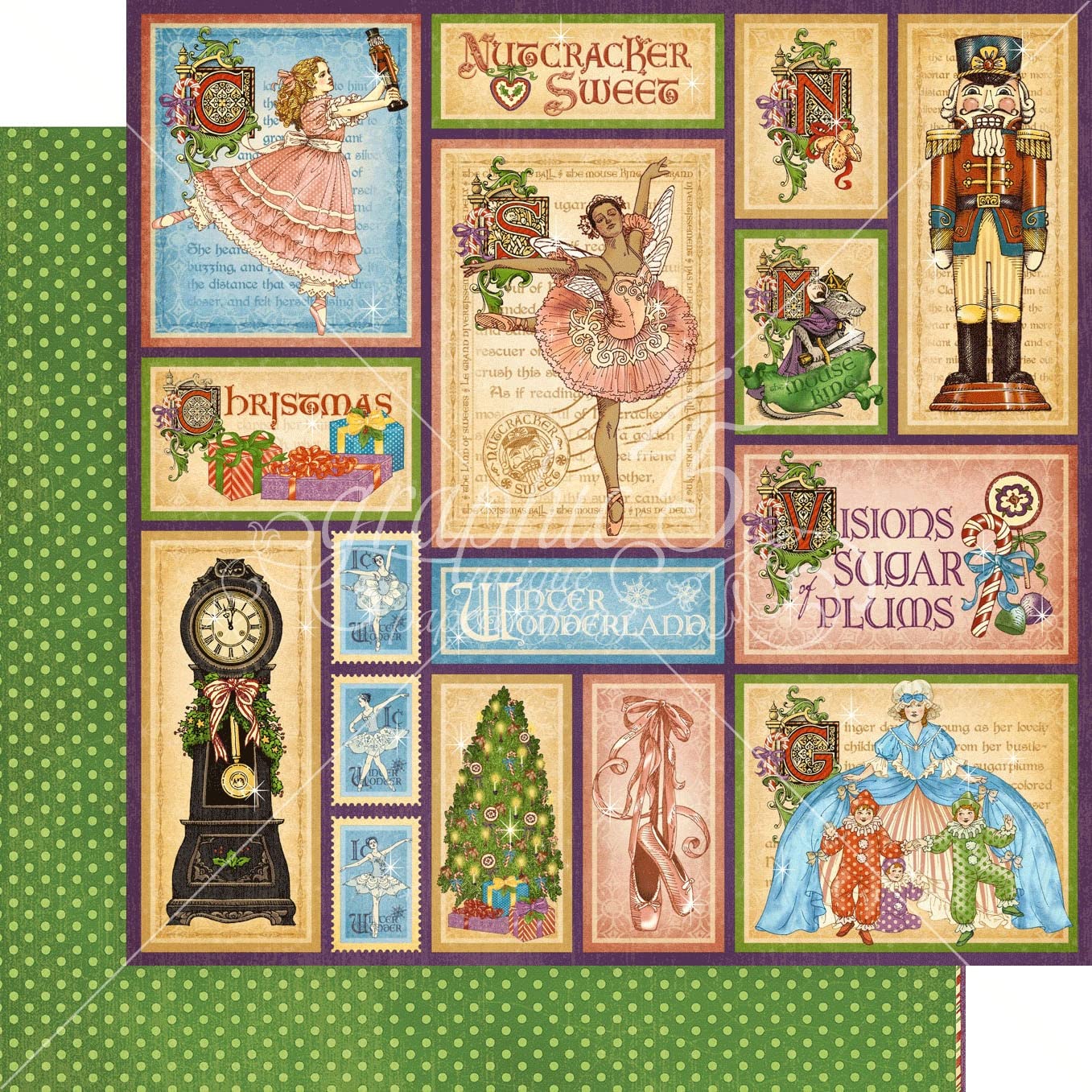 Graphic 45 Deluxe Collector's Edition Pack 12"X12"-Nutcracker Sweet