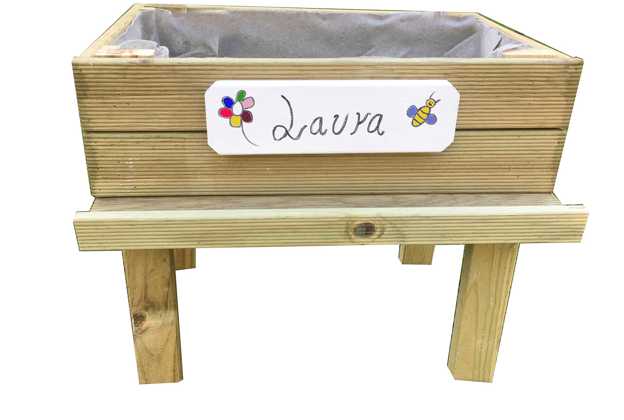 Mesa de Cultivo (huerto Urbano) Kit Infantil 60 x 40 x 55 cm