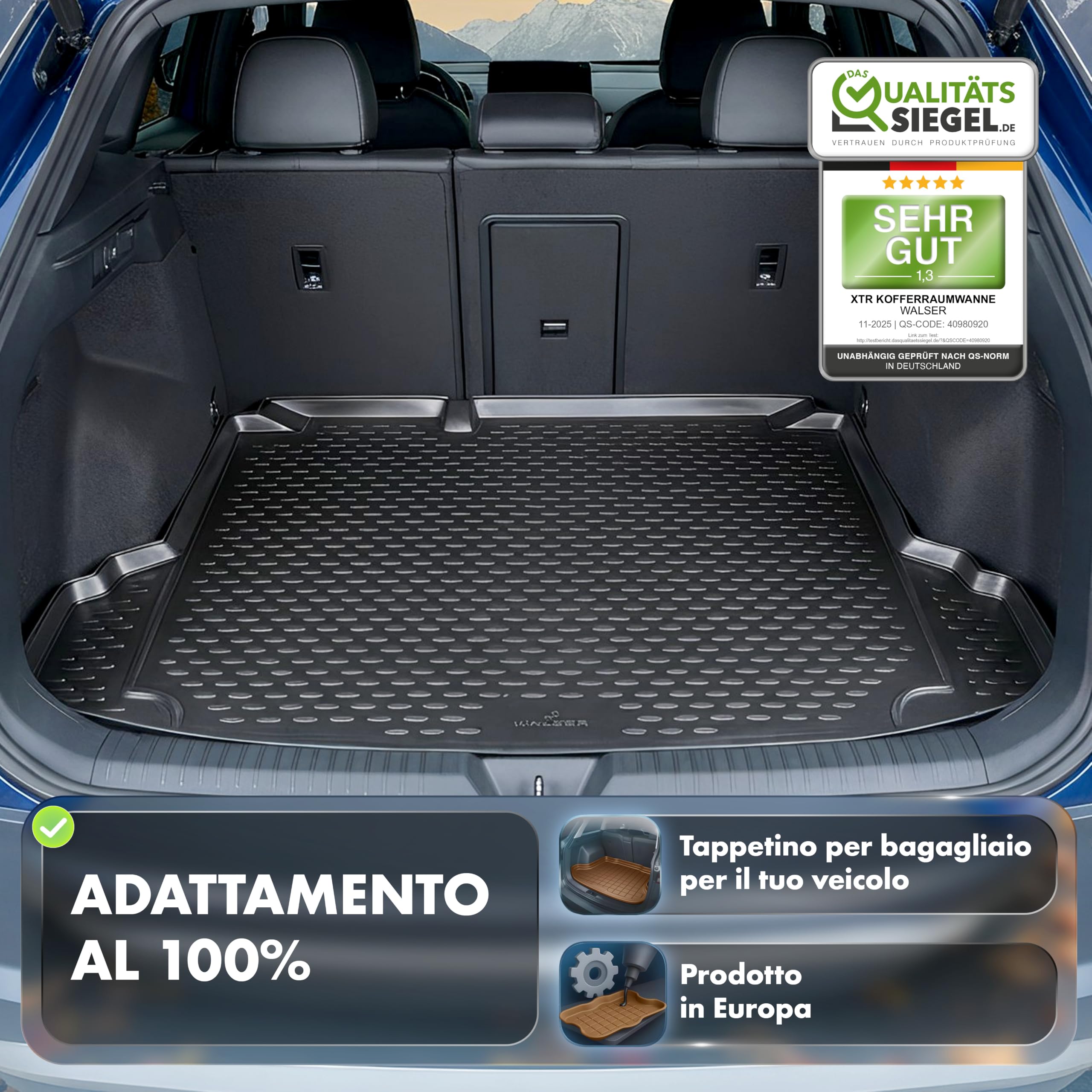 WALSER Vasca baule XTR su misura compatibile con Volvo XC60 2 03/2017 - Oggi