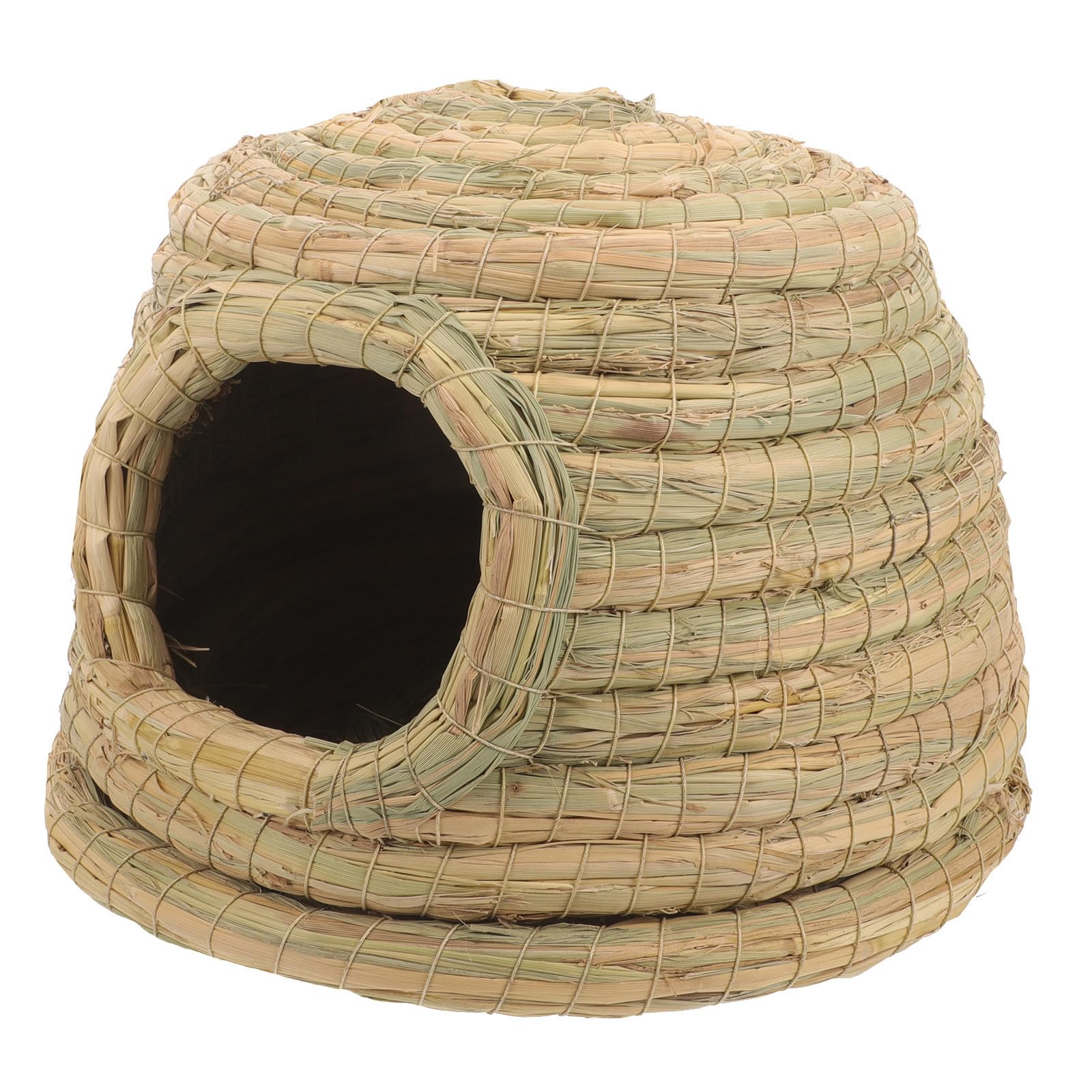 Cama tejida a mano para conejos con acabados naturales Ipetboom