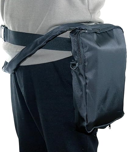 Miniatura 6 de Soporte para bolsa de drenaje de orina con cubierta de tubo de catéter y correa ajustable para silla de ruedas, fundas de bolsa de catéter