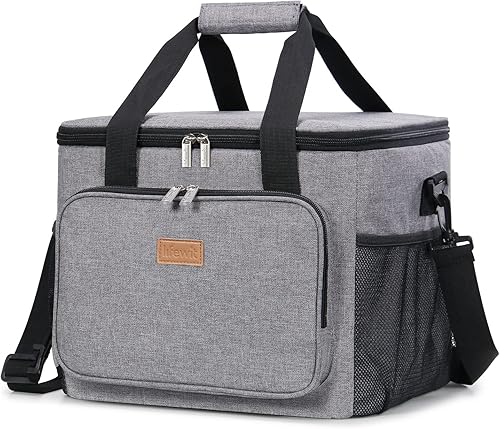 Miniatura 3 de Lifewit Bolsa de almuerzo grande suave para enfriar para adultos, hombres y mujeres, 15L/24L, gris