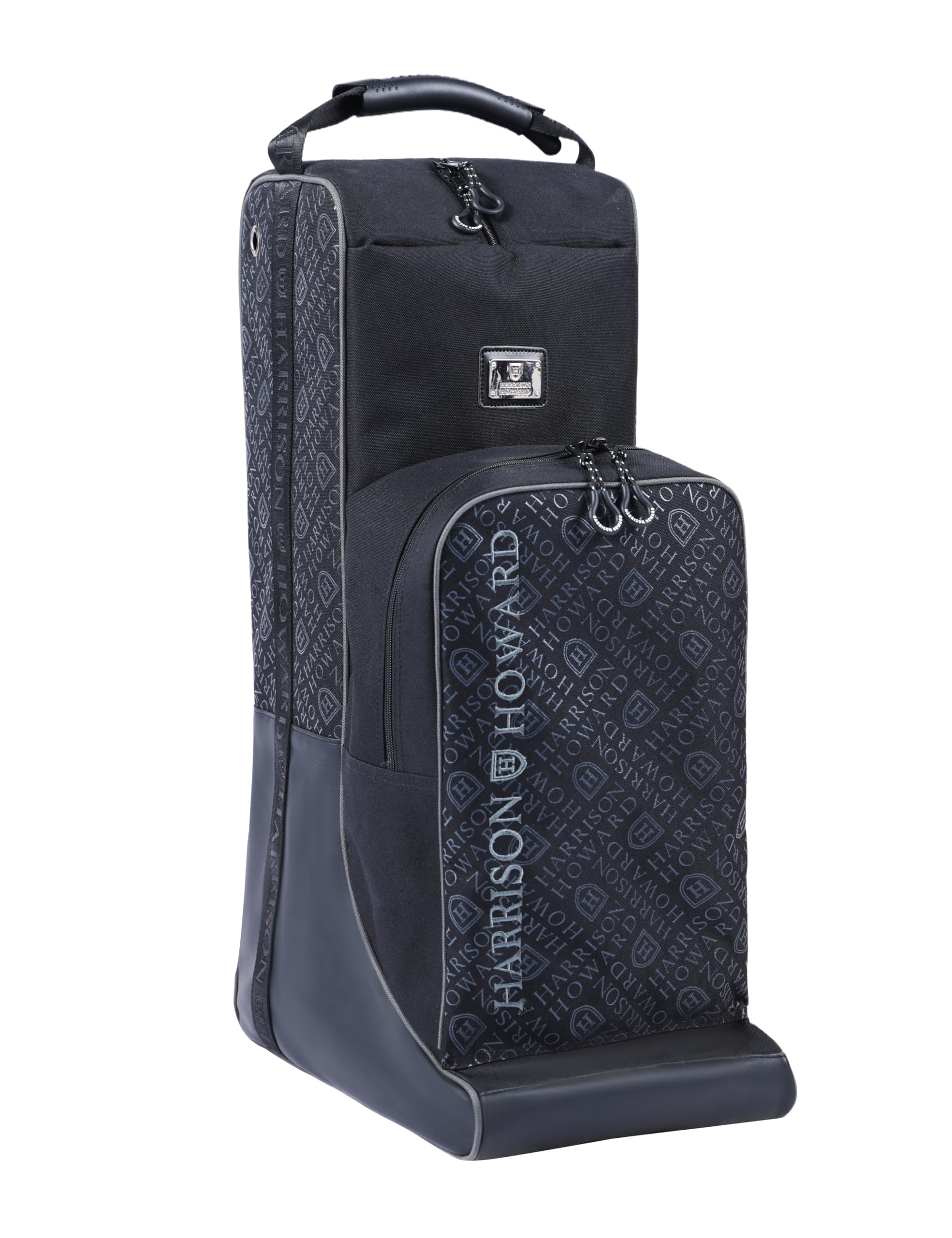 Harrison Howard Bolsa alta para botas ecuestres, bolsa de viaje para guardar casco, accesorios de látigo de caballo, bolsa de almacenamiento para botas, Negro, Moderno