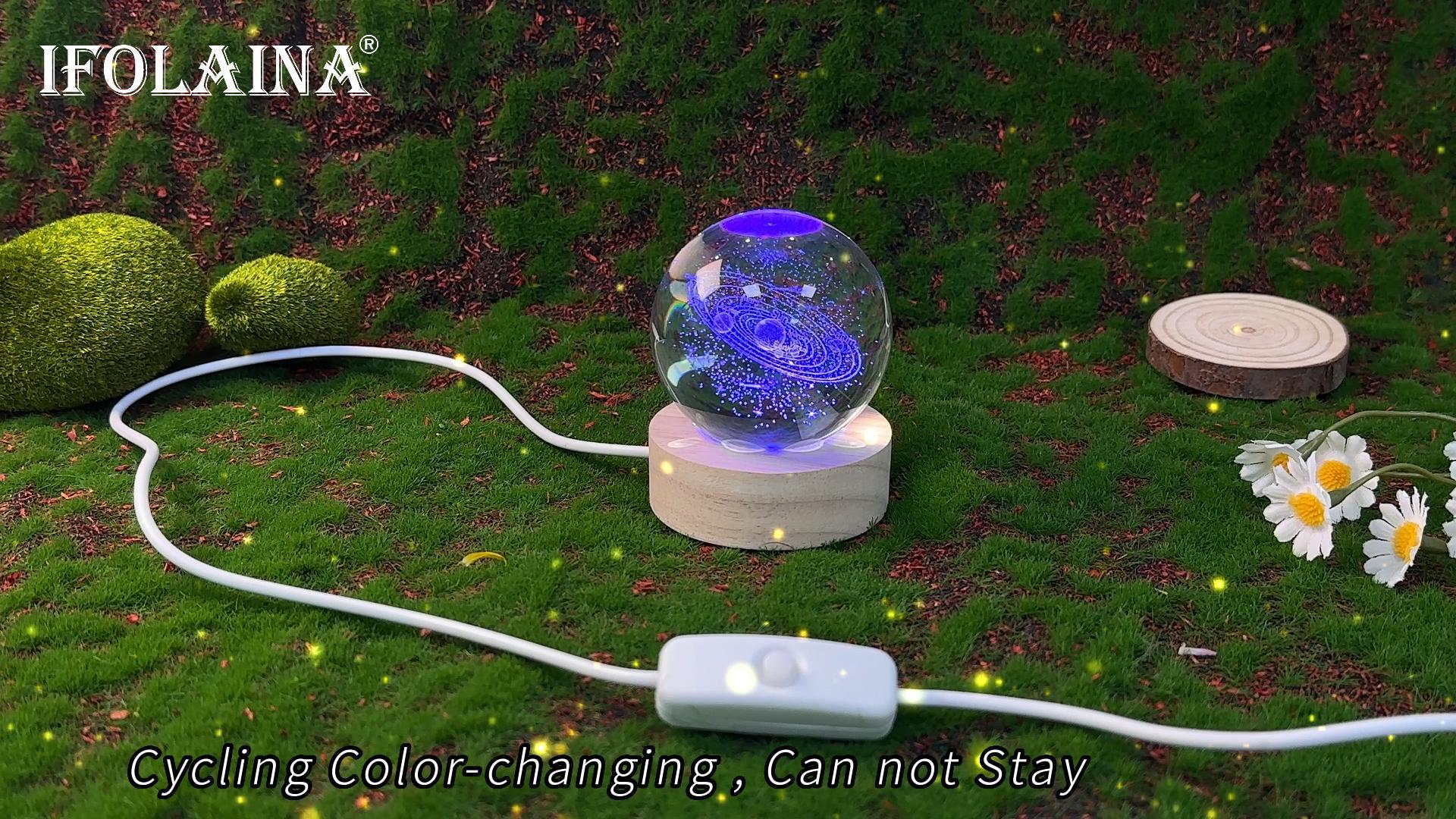 Amazon.com: 3D Solar System Crystal Ball 60mm Universe Gifts with