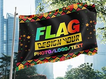 Custom Flag Design Make Your Own Photo/Logo/Text Flag Personalized Customized Flag Banners Custom Flags Double Sided Outdoor 2.5X4 FT Double Side