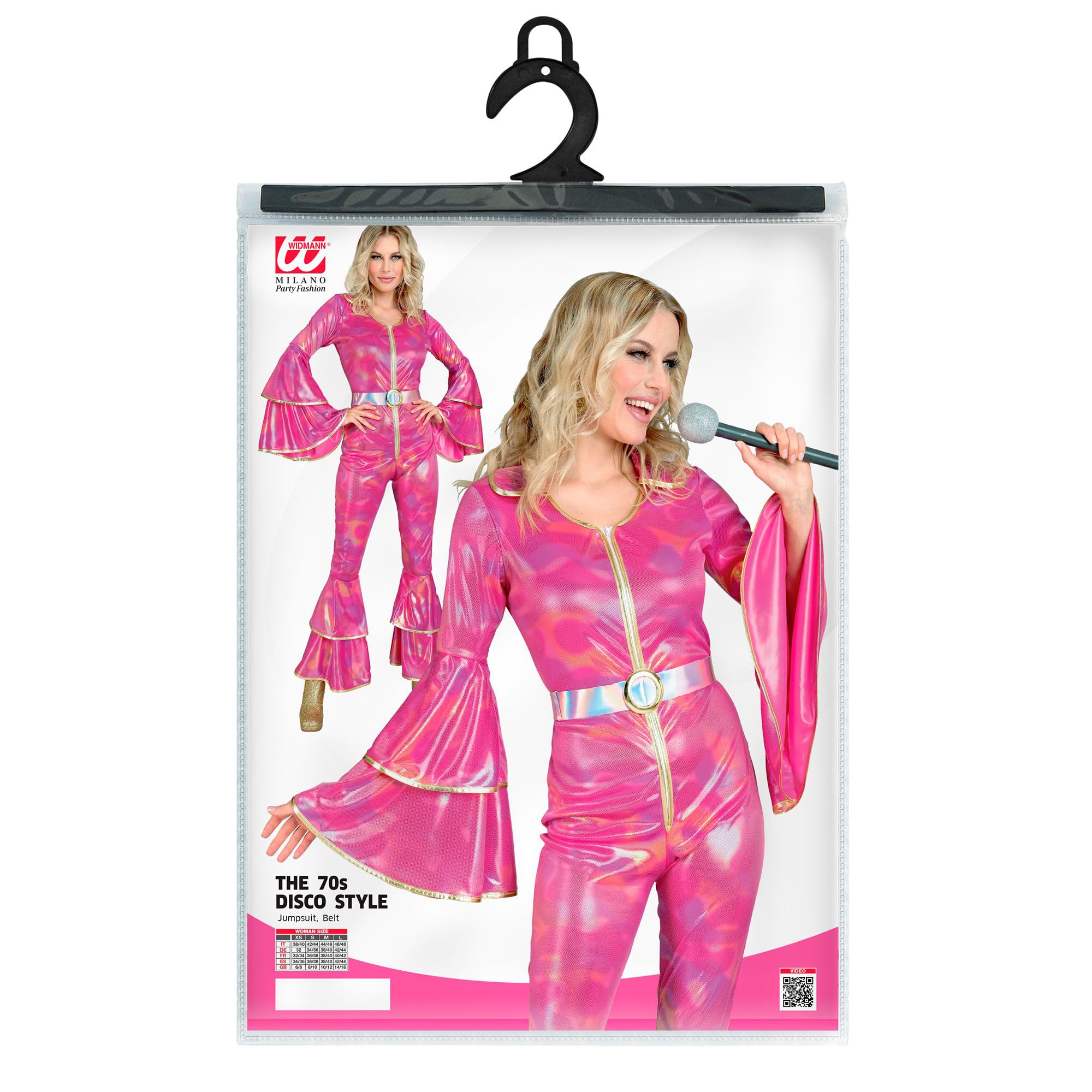 W WIDMANN MILANO Party Fashion - Kostüm Disco Style, Overall, 70er