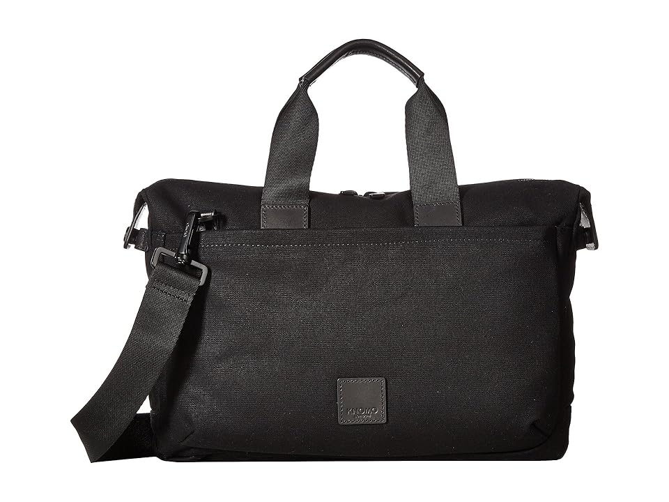 

KNOMO London Fulham Blake Zip Top Slim Brief (Black) Briefcase Bags