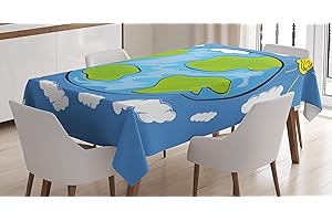Earth Day Tablecloth: A Celestial Tapestry for Your Dining Soirée