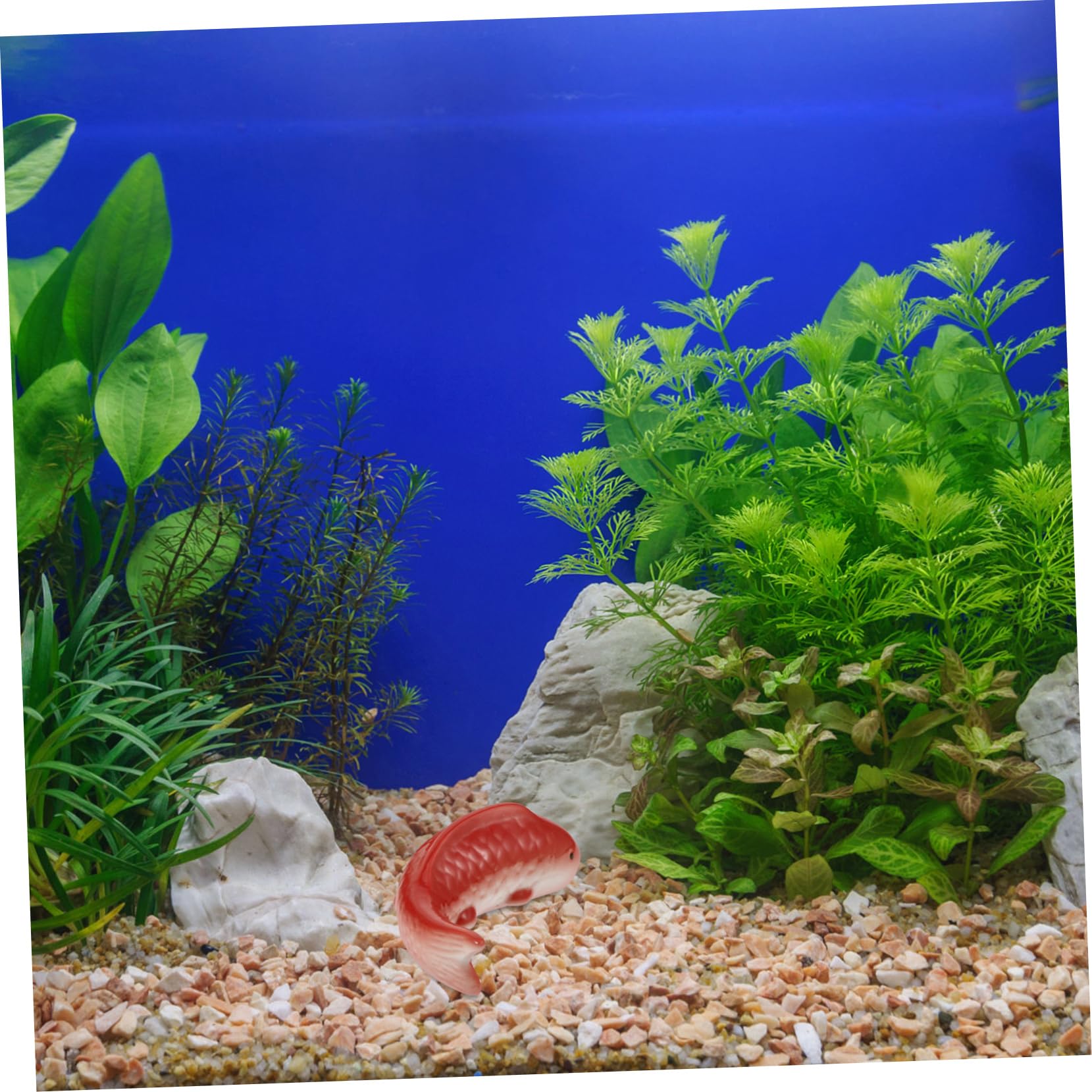 POPETPOP Ornamenti per Acquario Grotta Pesce Galleggiante Pesce Artigianale Adorabile Statua di Pesce Decorazione per Acquario Piccolo Ornamento A Forma di Pesce