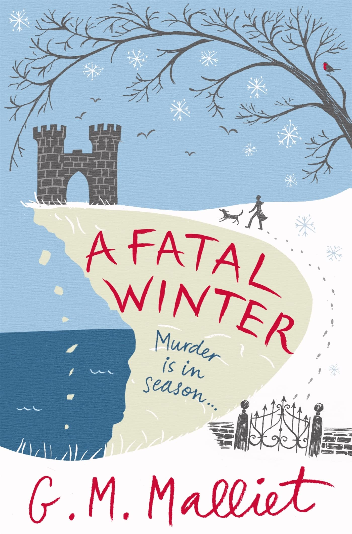 A Fatal Winter by G. M. Malliet, Very Good Book