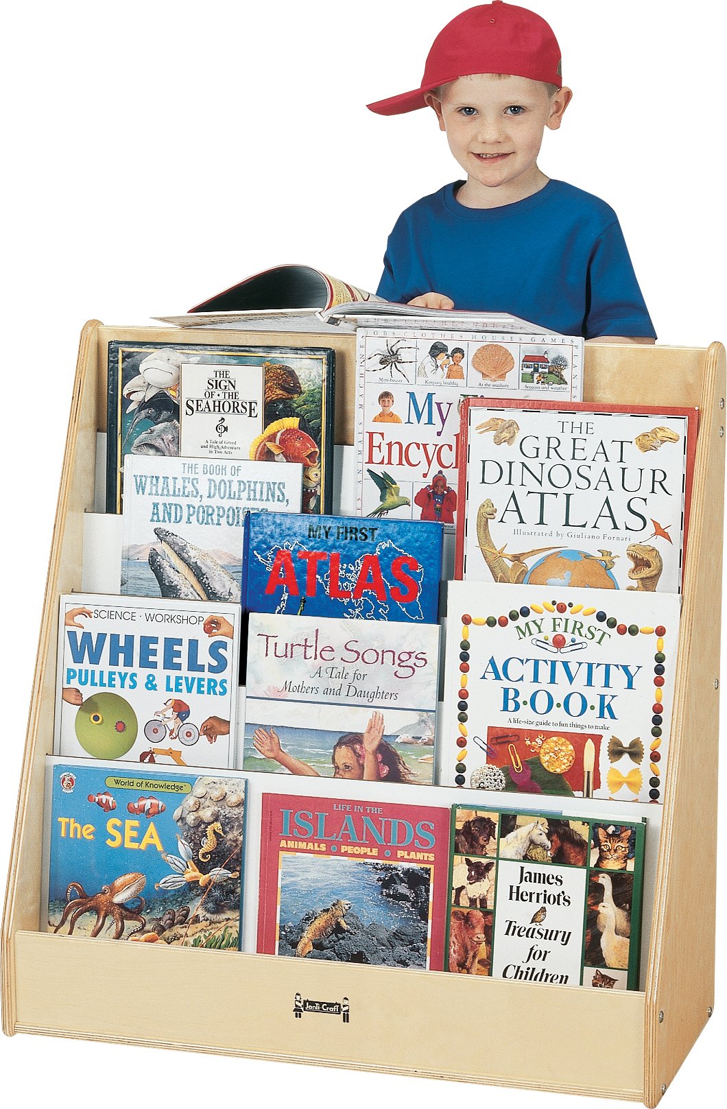 Jonti-Craft 3514JC Flush Back Pick-A-Book Stand