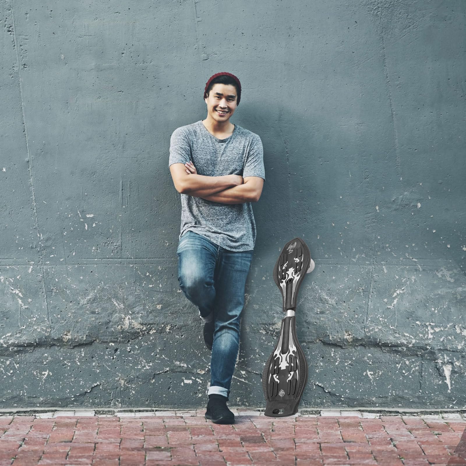 Patineta Antideslizante para Niño y Niña Ruedas Giratorias de 360 Grados, Material Abs y Acero, Diseño Estable y Completamente Ensamblado para Diversión Segura