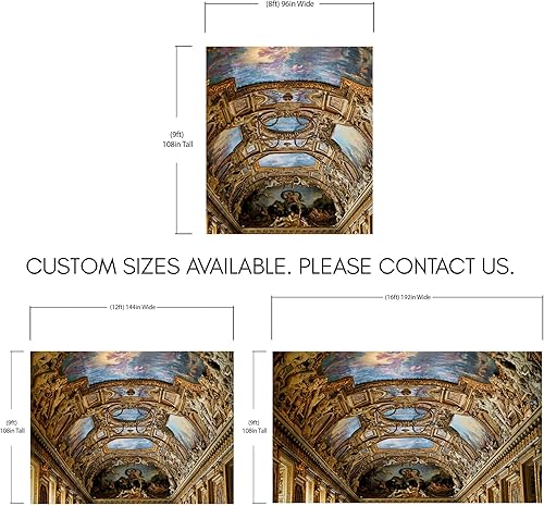 Miniatura 9 de Arte El Museo del Louvre París Francia Papel pintado Techos Dorados. Mural Pelar y Pegar. Obra de Arte Renacentista Francés. Museo del Louvre #6600.