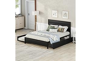 Bellemave Queen Bed with Full Size Trundle: Ultimate Space-Saving Solution for Your Bedroom