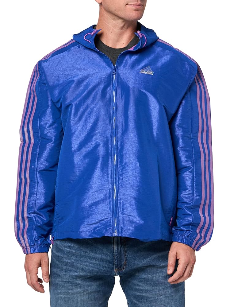 adidas Men's Sunglasses Woven Jacket, Semi Lucid Blue at