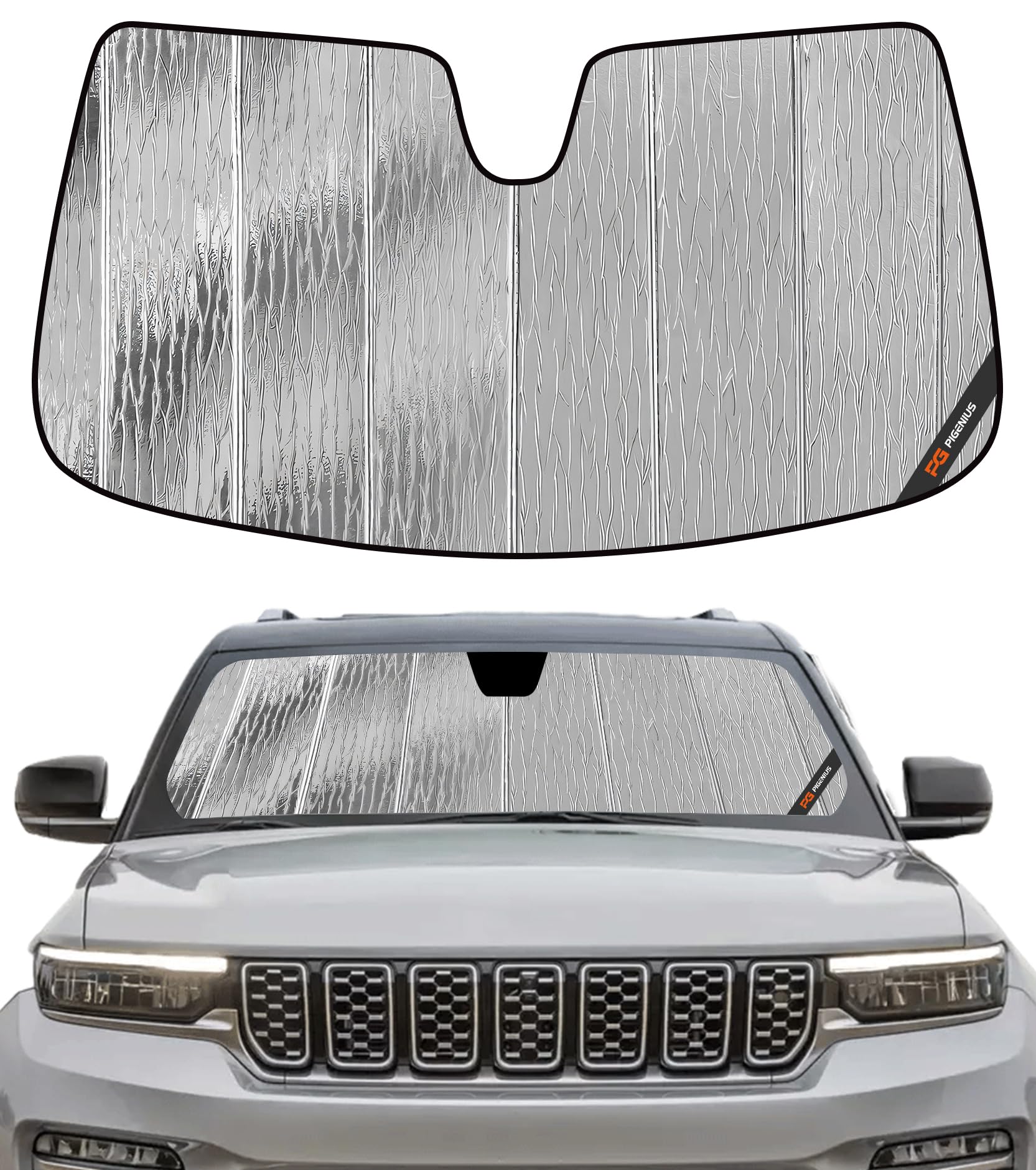 Amazon.com: Pigenius Windshield Sunshade for Jeep Grand Cherokee