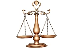 OwlGift Vintage Metal Scale of Justice Libra