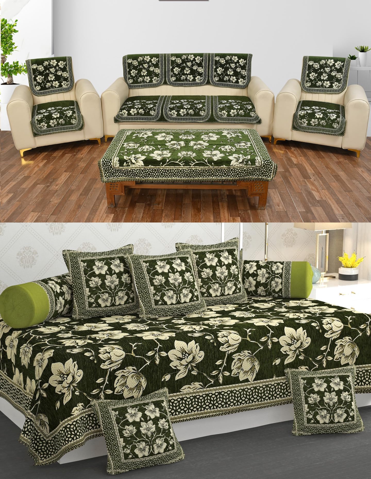 Sofa Cover and Diwan Set Combo Packs Amazon.in Home & Kitchen
