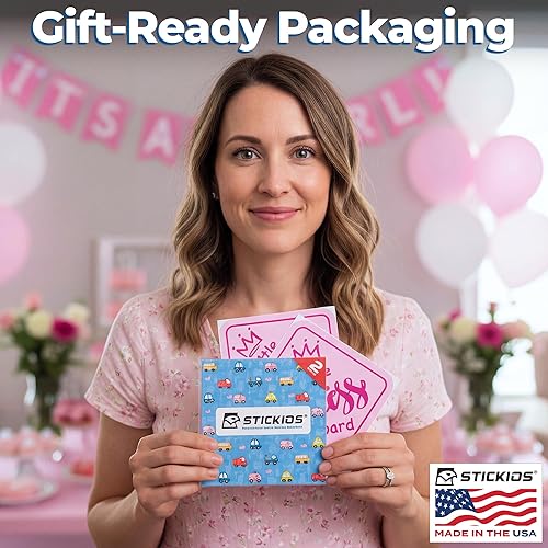 Miniatura 3 de Stickios Calcomanías de Little Princess on Board (no magnéticas)  Señales extraíbles y seguras para la pintura para automóviles y ventanas