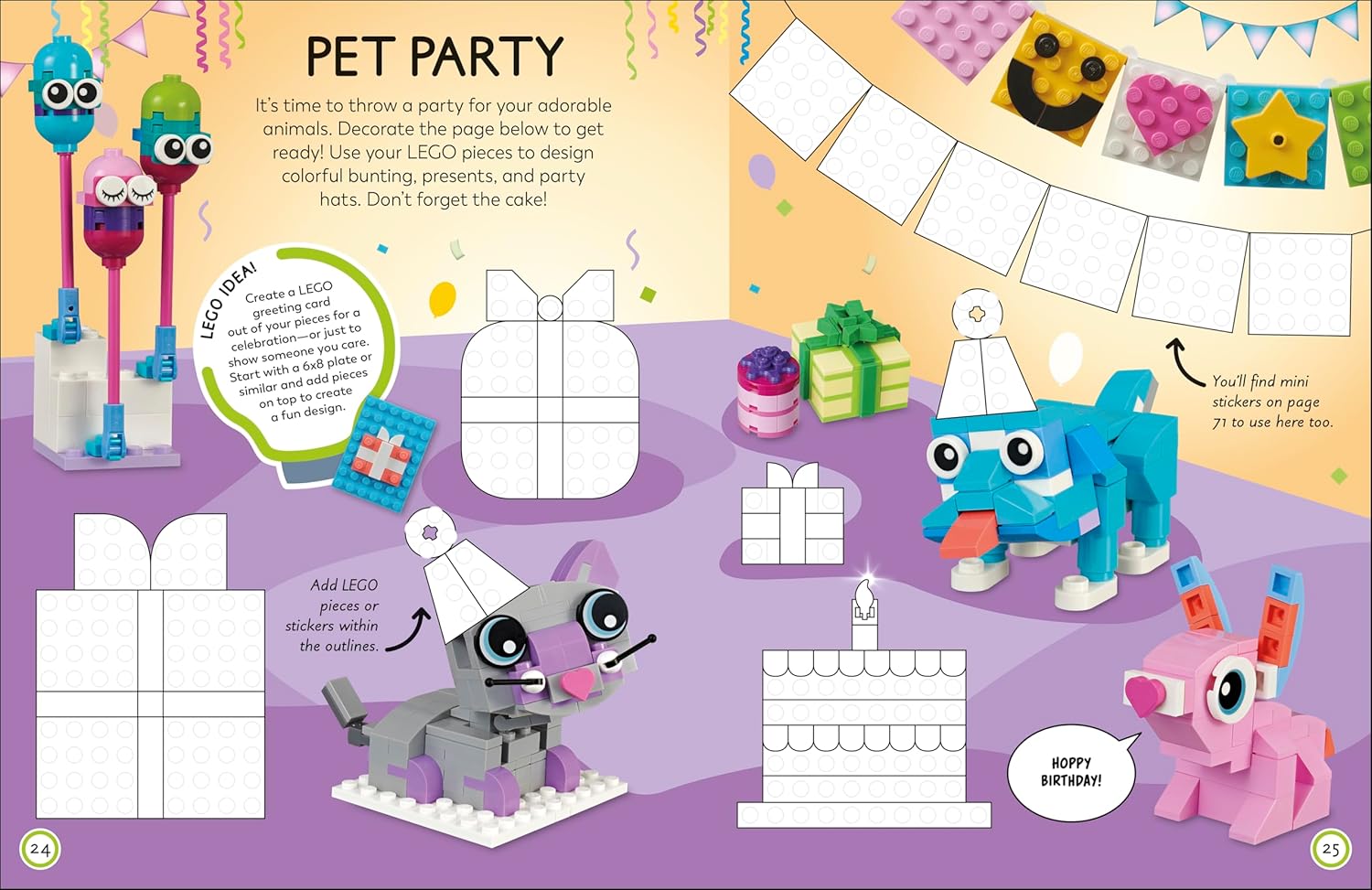 LEGO Ideas Activity Book Animals: Packed with LEGO Building and Sticker Activities and Fun Facts. With 500+ Stickers! - Image 6