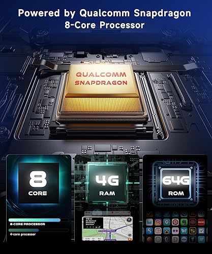 Miniatura 10 de 2G+64G para Ford F150 2009 2010 2011 2012 Android estéreo de coche con Apple CarPlay Android Auto, podofo 9 pulgadas pantalla táctil Bluetooth radio