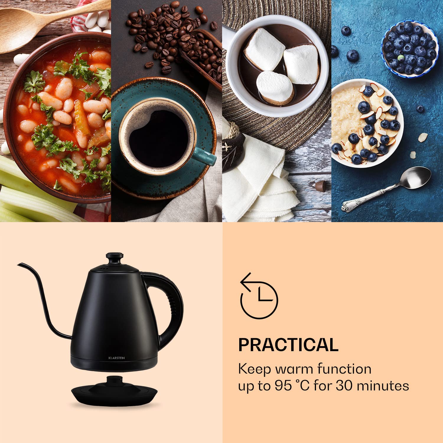 Tea Kettle Klarstein Kettle Electric Kettle Cordless Water Tea