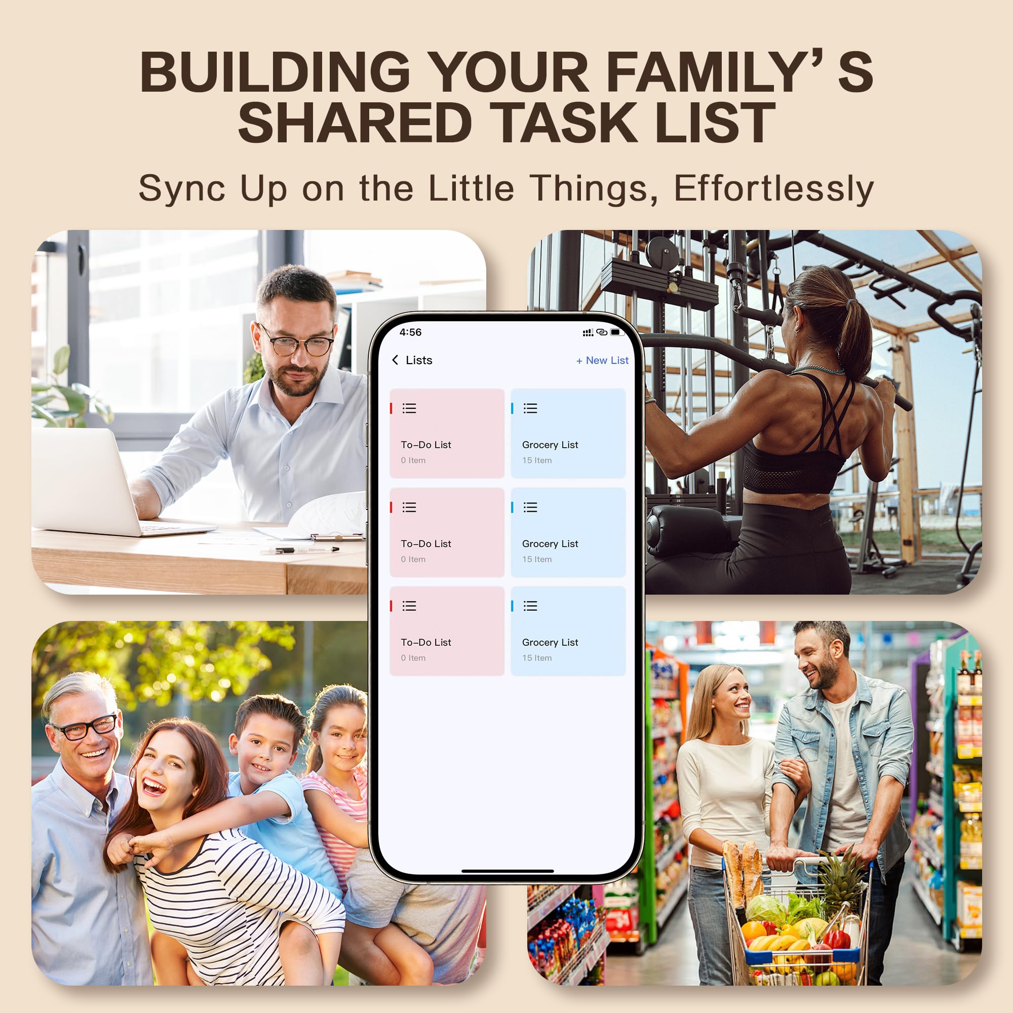 10,1 Zoll Digitaler Kalender, Smart Elektronischer Kalender mit HD-Touchscreen - Digitaler Familienplaner mit Aufgabendiagramm, Mahlzeitenplaner & Fotorahmen, Multi-Kalender-Synchronisierung