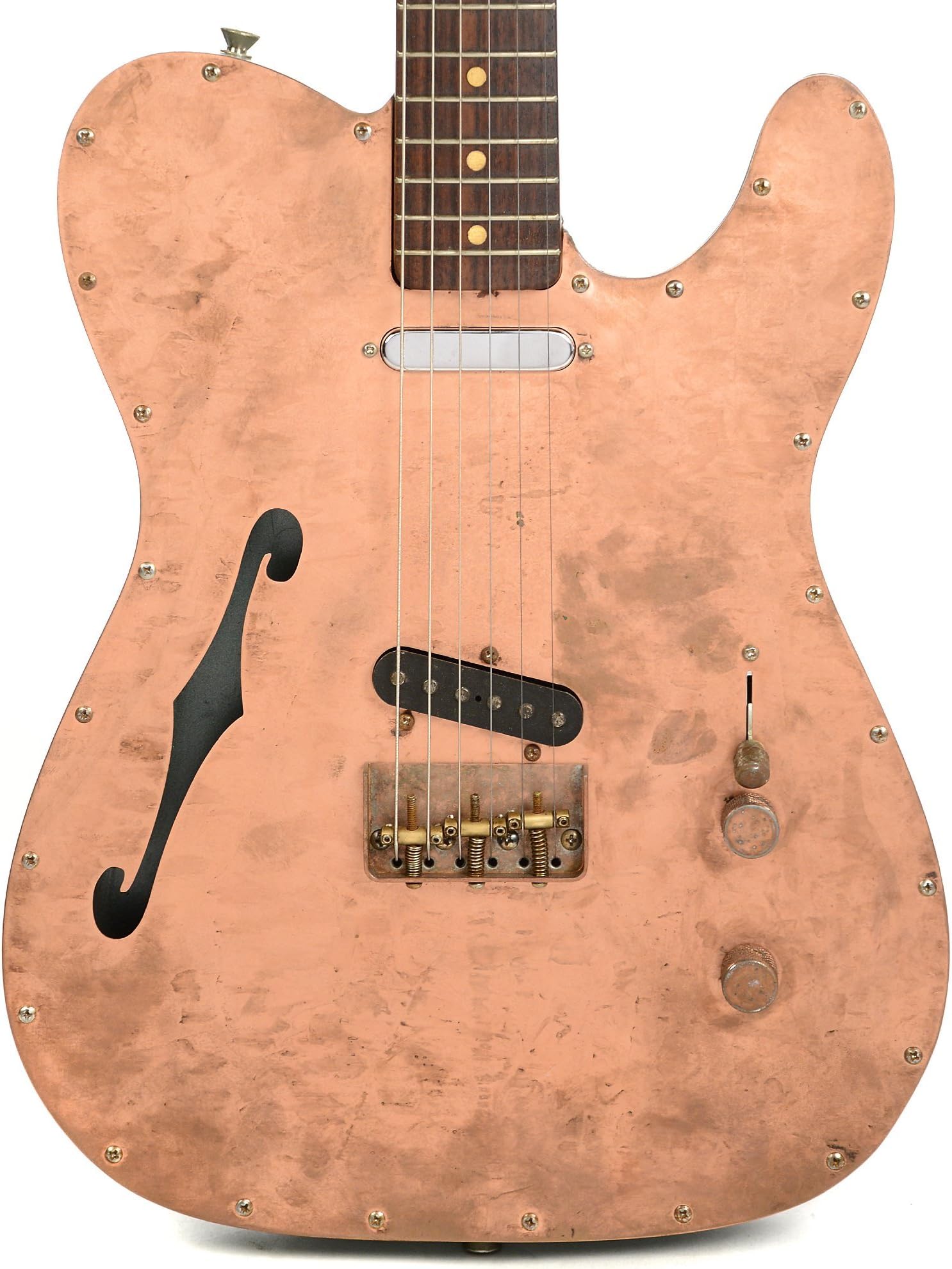 RebelRelic Radiator Thinline Copper RW w/Rebel Vintage T-64 Pickups