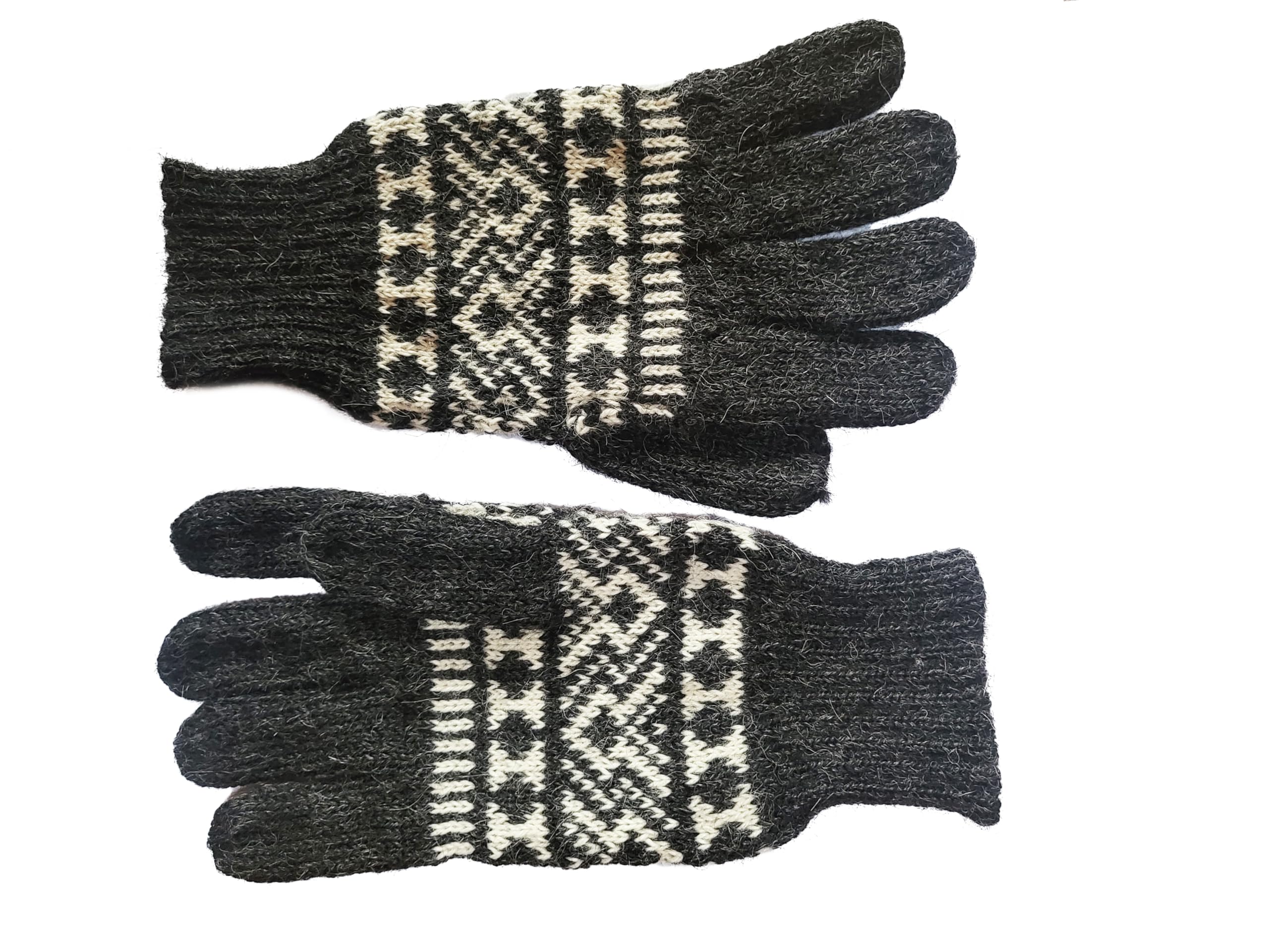 Posh Gear Alpaca Guanti Guantofigura Donna Uomo 100% Lana di alpaca