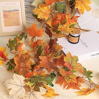 ☆未使用品☆【針金入り】秋飾り造花もみじ50本セット おまけ付 楓 かえで 紅葉 kaka808-05.jpg