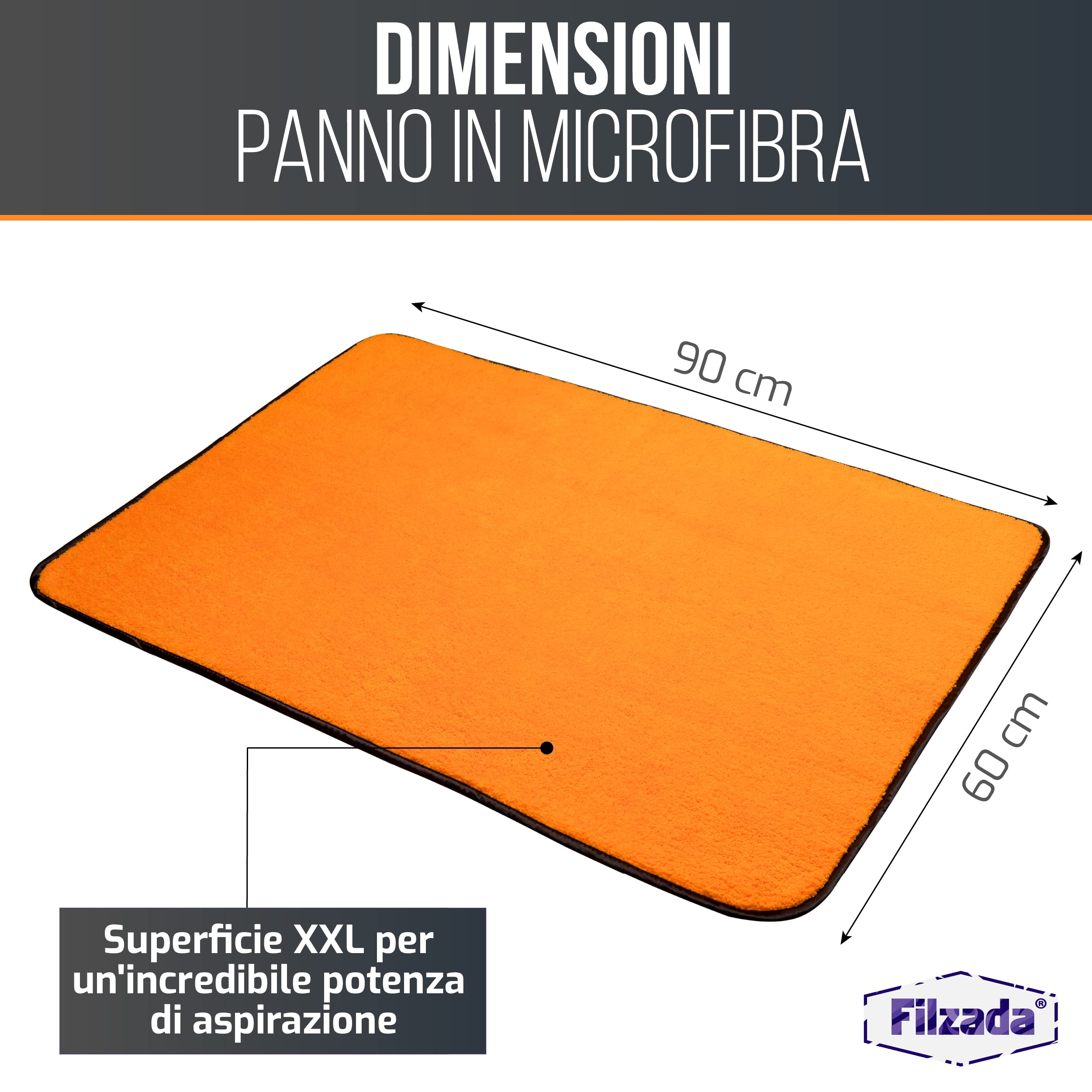 Airlab 90X60Cm XXL Panni Professionale Efficiente Asciugatura Per Auto - Foto 7