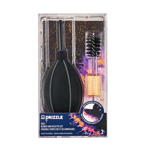 FolkArt Drizzle Blower and Splatter Set, Durable Tools Perfect for