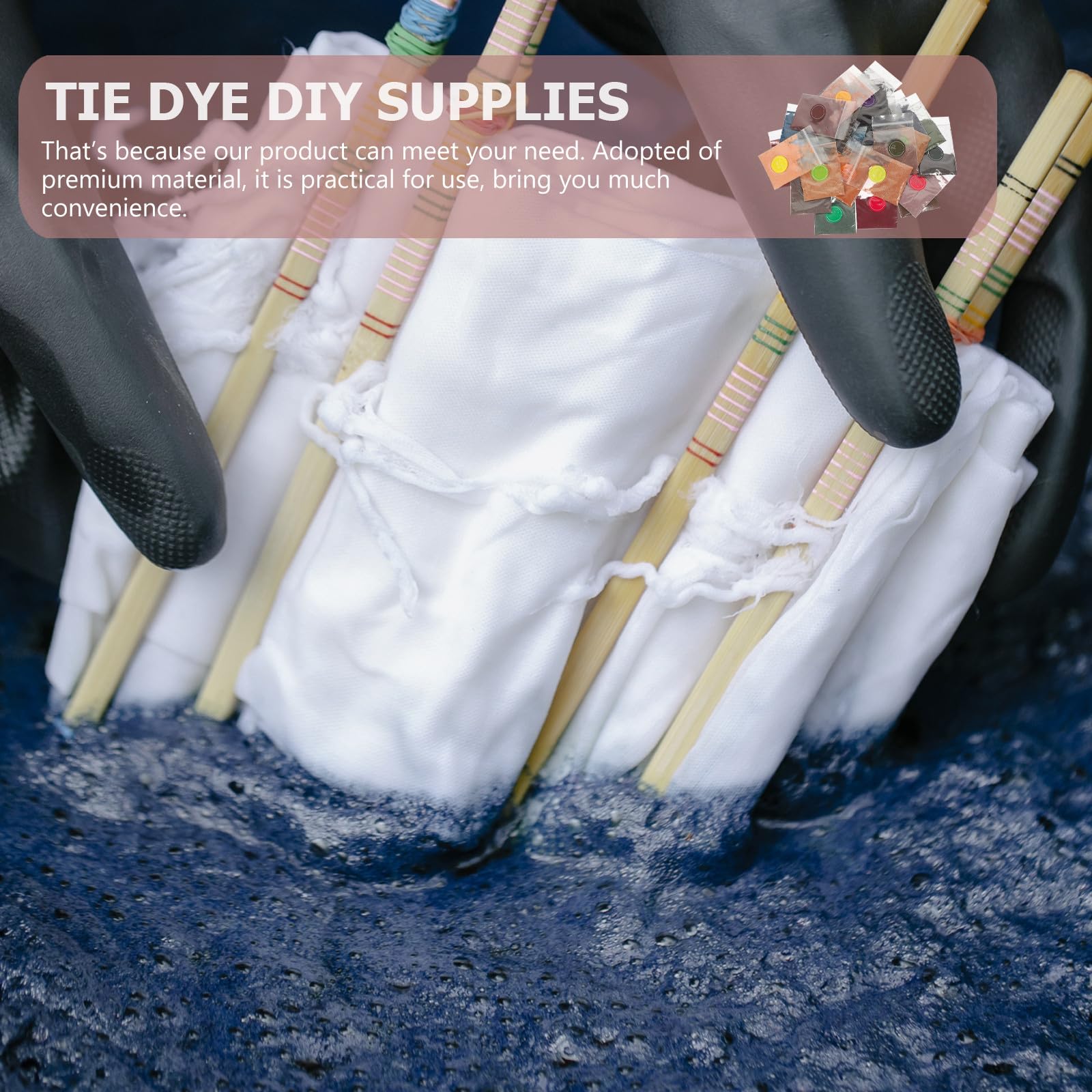 EXCEART 2pièces Sachets De Tie Dye Colorant Textile Permanent Pour Et Pour Garçon Fille Et Adultes Par Sachet Parfait Shirts Écharpes Vêtements Et Accessoires