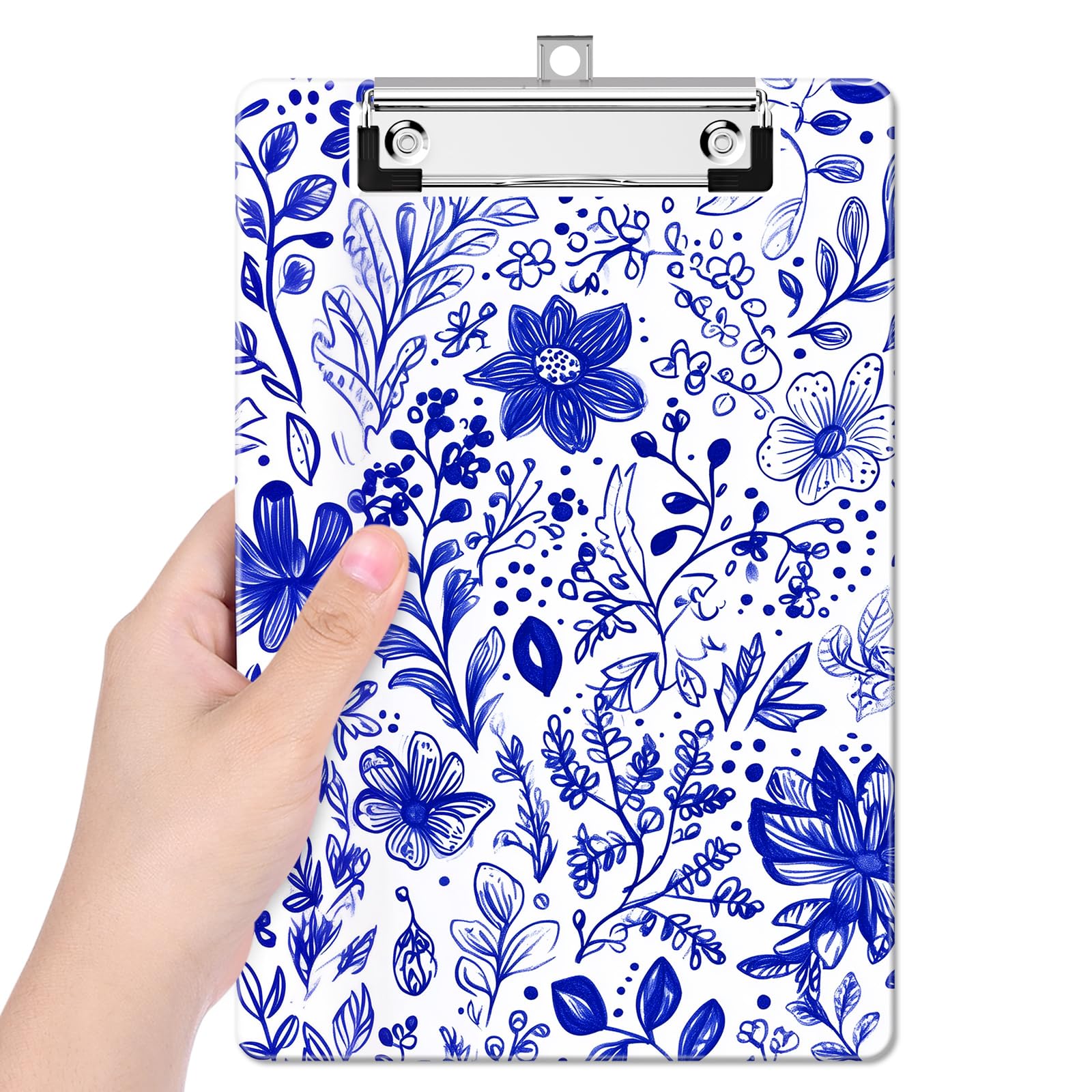 Small Plastic Clipboard 6 x 9 in, Standard A5 Size Fashion Clip Board