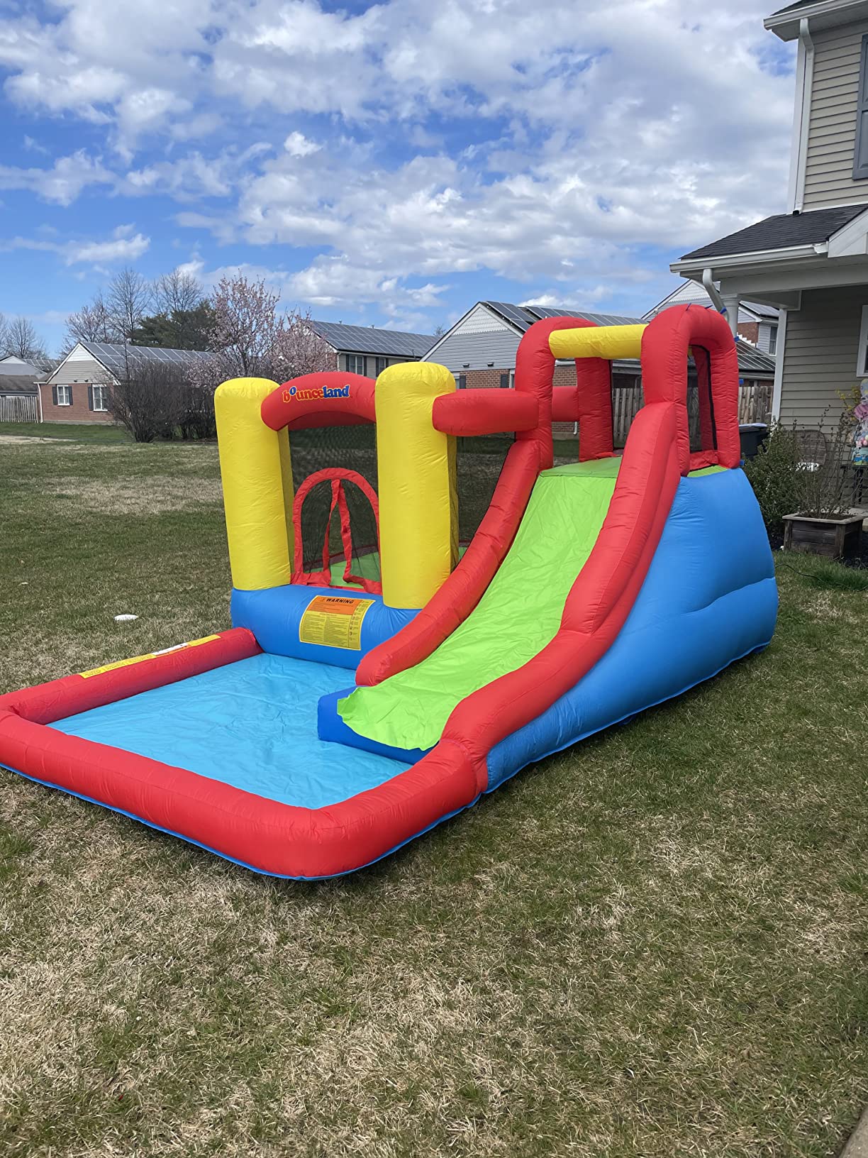 48/mo Finance Bounceland Jump and Splash Adventure Bounce House or Water Slide All in one
