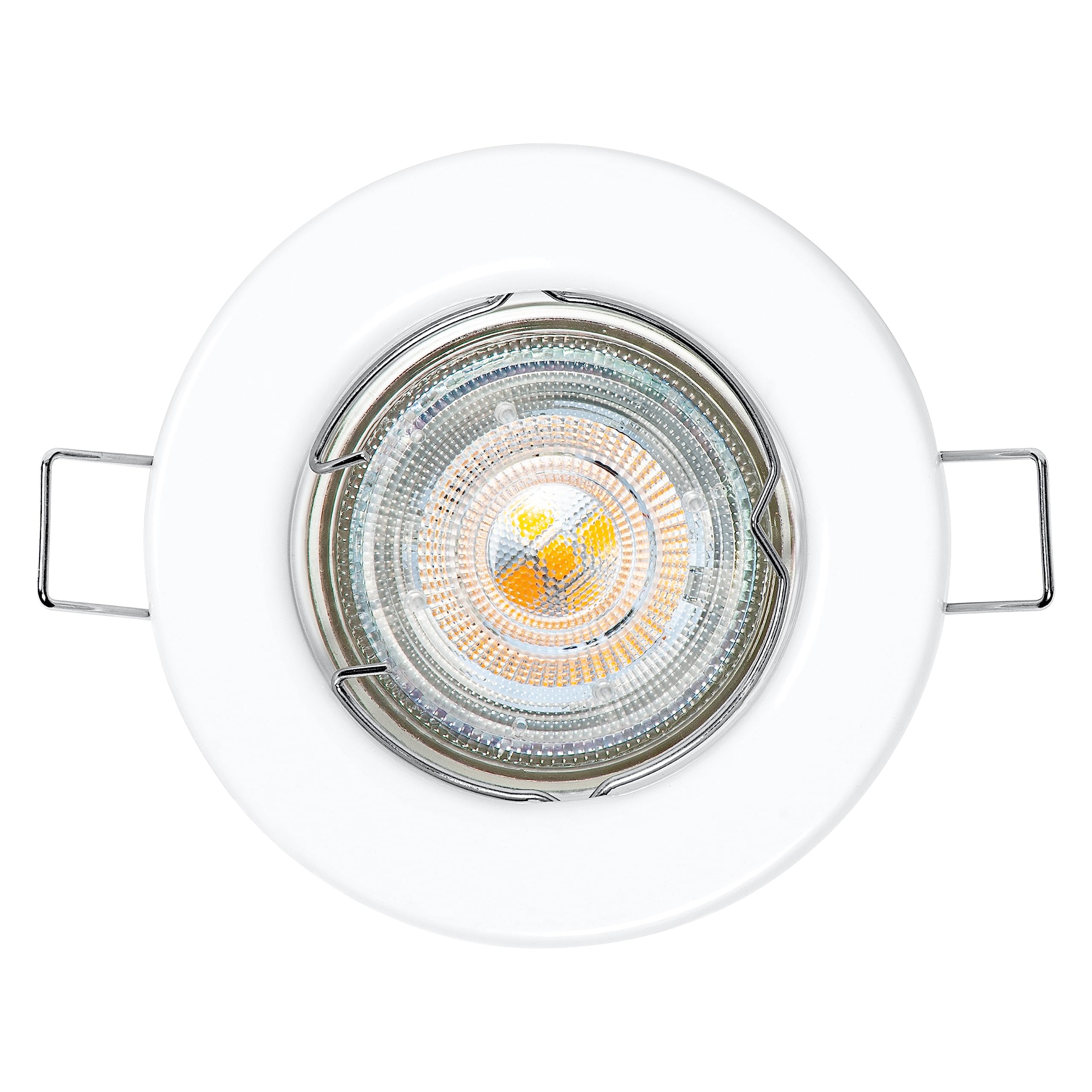 LEDVANCE Subsiders de Spot en un paquete 5, incluidas 5X lámparas de GU10 (5X 2.6W), blanco, carcasa metálica, protección IP20