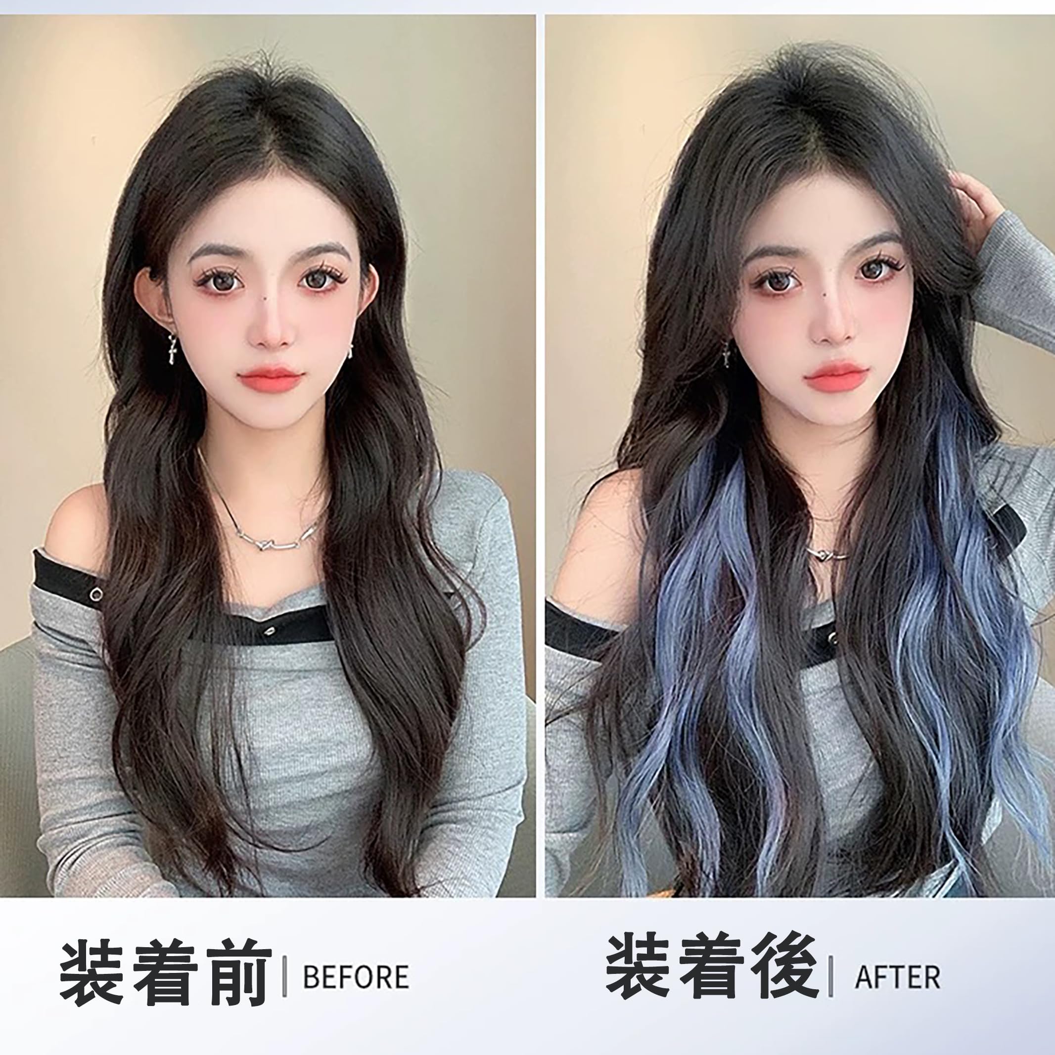 Amazon.co.jp: VEVE&MIKI ヘアエクステ ふわふわ巻き髪エクステ ロング