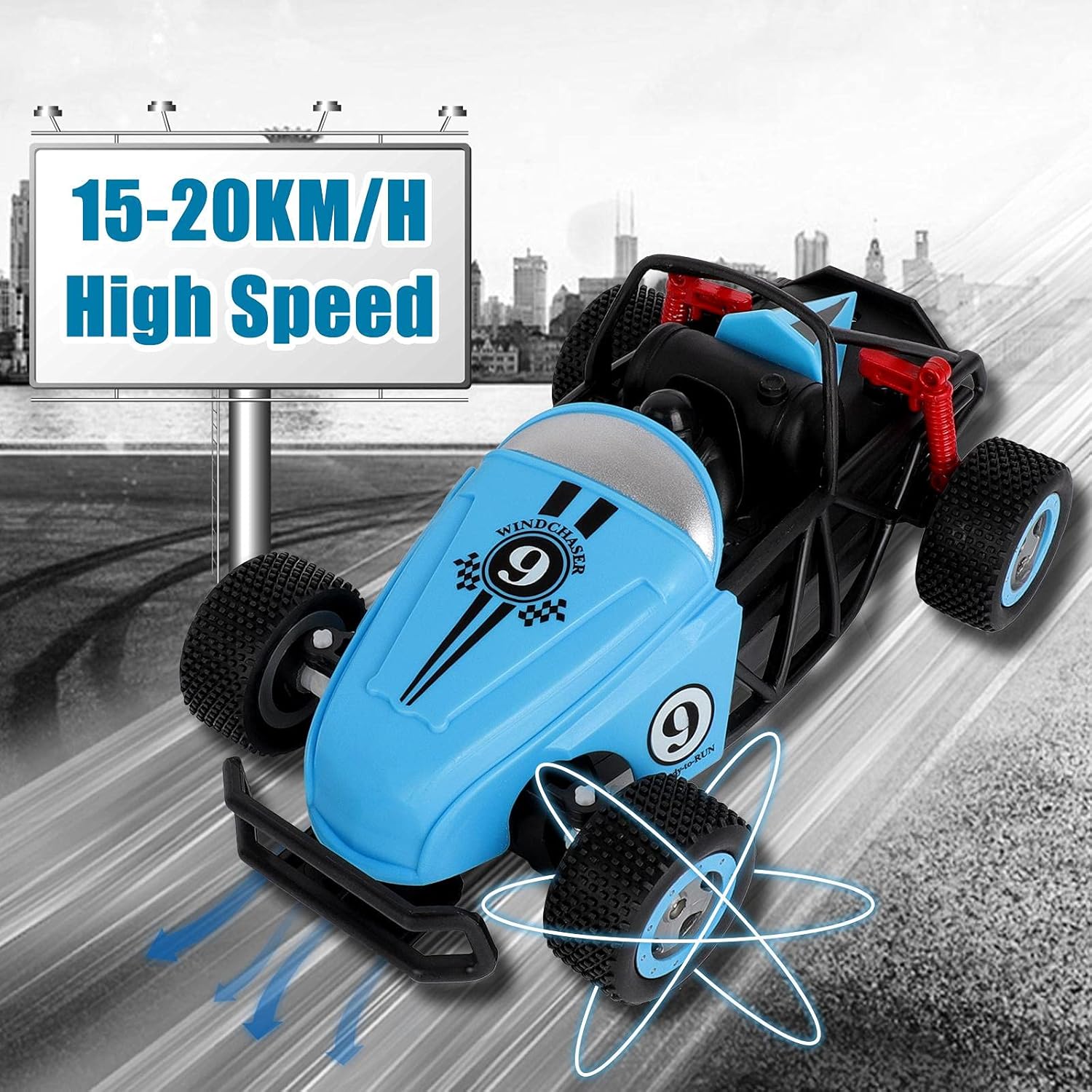 Rabing Remote Control Car, RC Racing Car for Boys Age 3-5, 2.4GHz 1:20 Scale 2WD Toy Cars Buggy for Kids Boys Girls Birthday Gifts : Toys & Games
