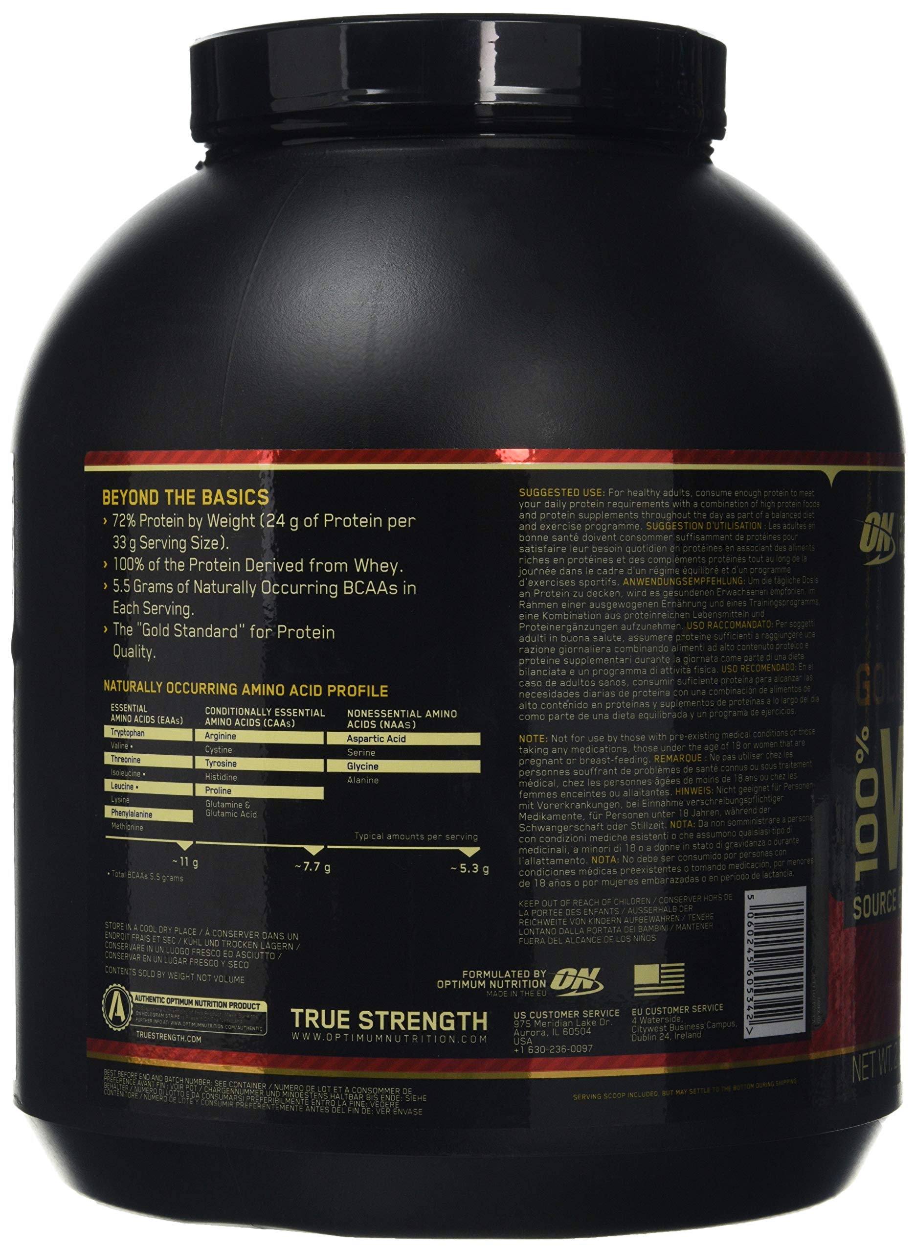 Optimum Nutrition Gold Standard 100% Whey Proteína en Polvo, Chocolate Peanut Butter - 2240 gr
