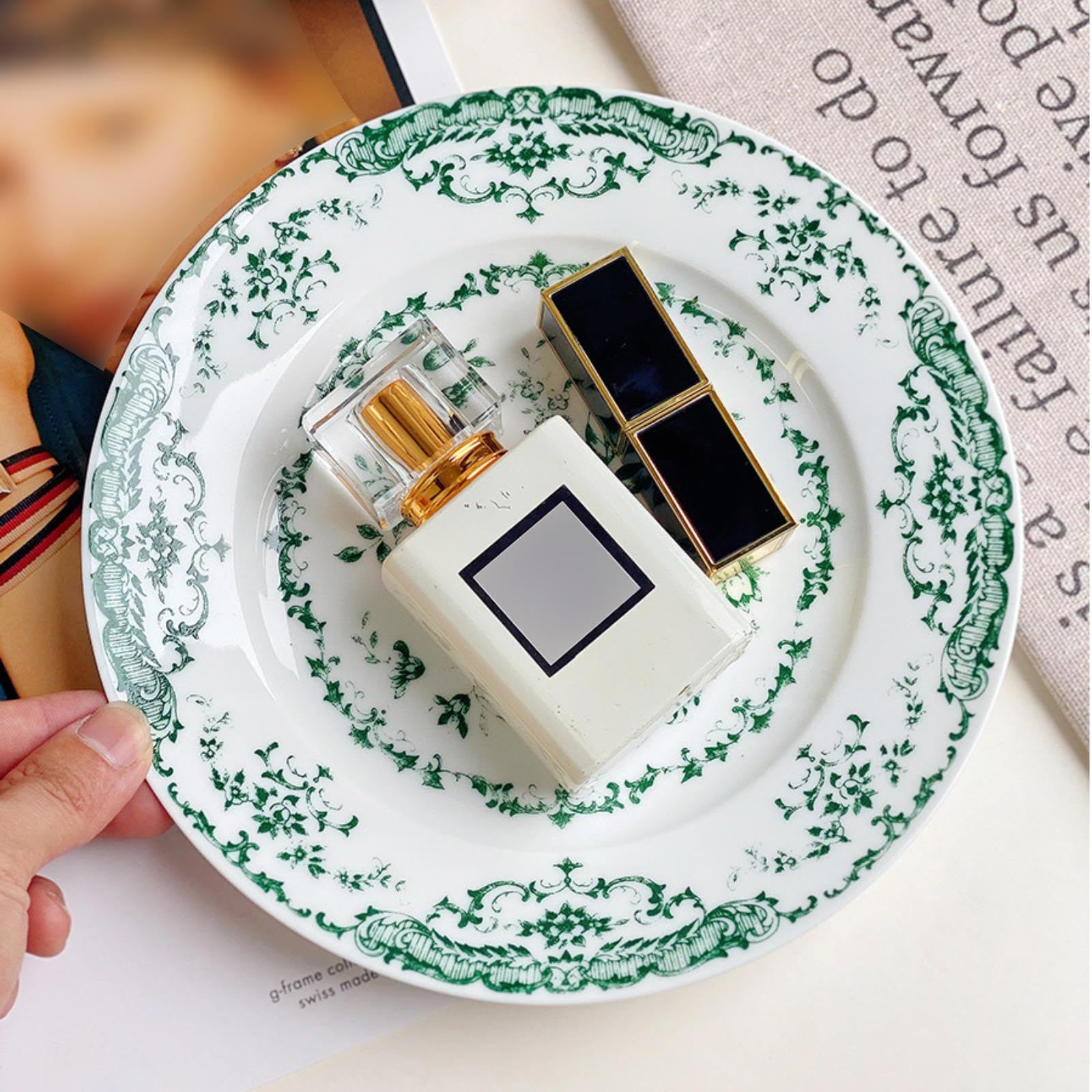 Amazon.com | HHFLRAWA Ceramic Dinner Plates, 7.9 Inch Floral