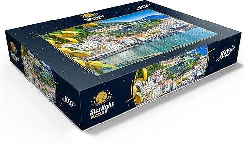 Miniatura 5 de MyPuzzle - Vista panorámica de la hermosa Amalfi en colinas que conducen a la costa, Campania, Italia, rompecabezas premium de 1000 piezas para